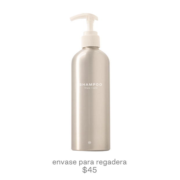 Envase para regadera